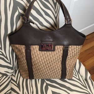 💋Authentic Christian Dior Diorissimo Logo Tote.💋